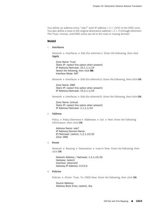 ScreenOS 6.1 Concepts & Examples