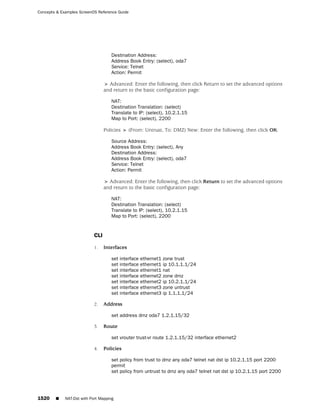 ScreenOS 6.1 Concepts & Examples