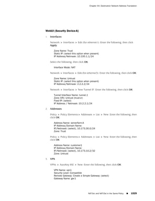 ScreenOS 6.1 Concepts & Examples
