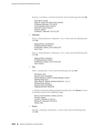 ScreenOS 6.1 Concepts & Examples