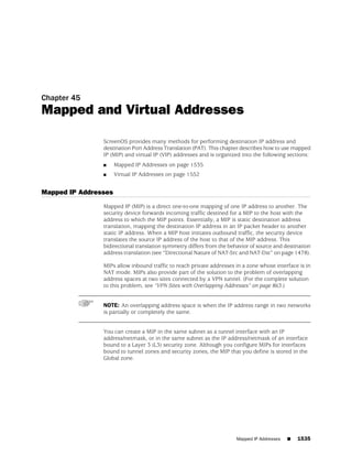 ScreenOS 6.1 Concepts & Examples