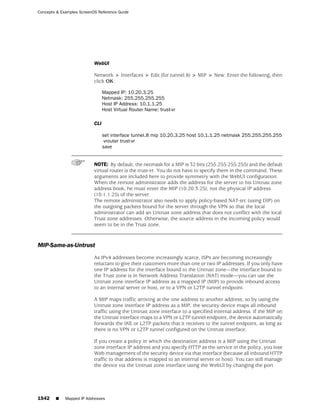 ScreenOS 6.1 Concepts & Examples