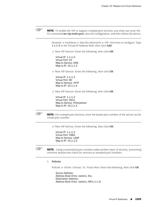 ScreenOS 6.1 Concepts & Examples