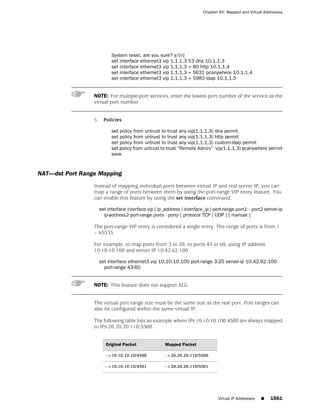 ScreenOS 6.1 Concepts & Examples
