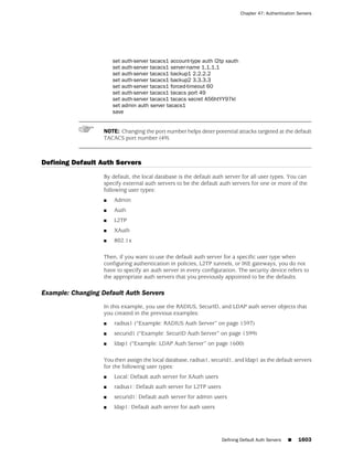 ScreenOS 6.1 Concepts & Examples