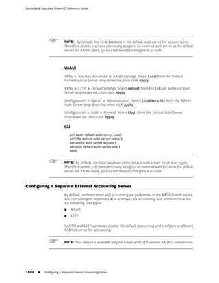 ScreenOS 6.1 Concepts & Examples