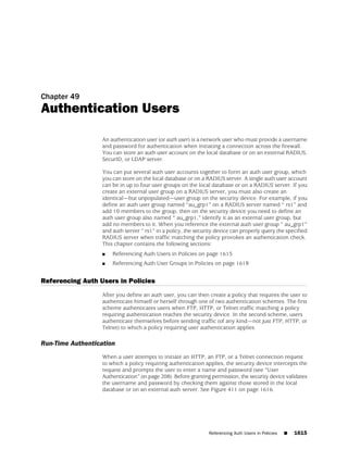ScreenOS 6.1 Concepts & Examples
