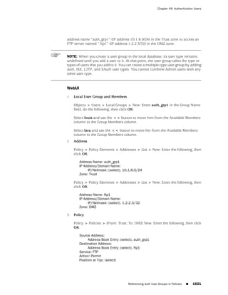 ScreenOS 6.1 Concepts & Examples