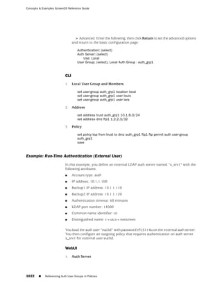 ScreenOS 6.1 Concepts & Examples