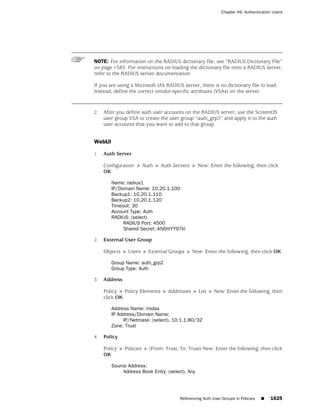 ScreenOS 6.1 Concepts & Examples