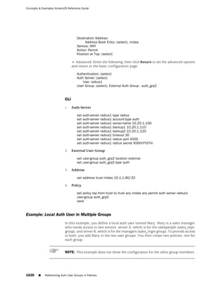 ScreenOS 6.1 Concepts & Examples