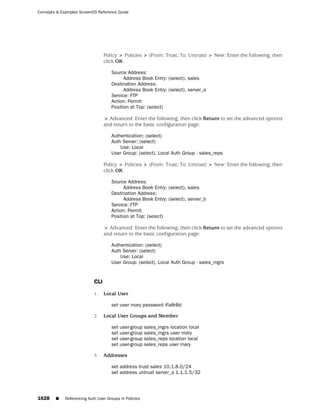 ScreenOS 6.1 Concepts & Examples