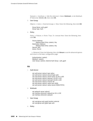 ScreenOS 6.1 Concepts & Examples