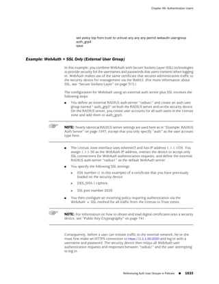 ScreenOS 6.1 Concepts & Examples