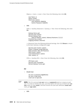 ScreenOS 6.1 Concepts & Examples