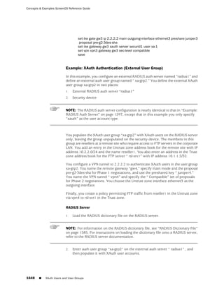 ScreenOS 6.1 Concepts & Examples