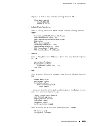 ScreenOS 6.1 Concepts & Examples