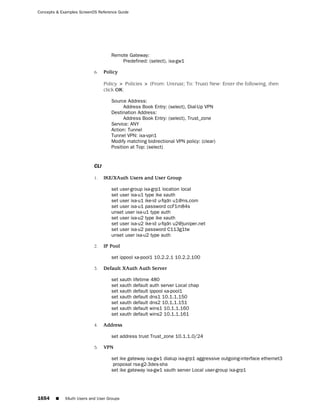 ScreenOS 6.1 Concepts & Examples