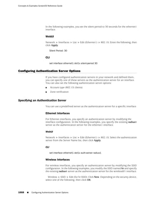 ScreenOS 6.1 Concepts & Examples