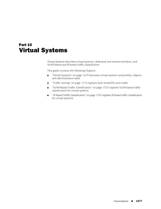 ScreenOS 6.1 Concepts & Examples