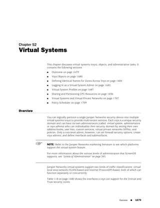 ScreenOS 6.1 Concepts & Examples