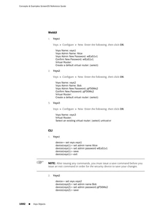 ScreenOS 6.1 Concepts & Examples