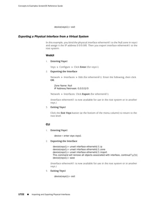 ScreenOS 6.1 Concepts & Examples