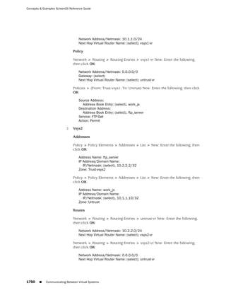 ScreenOS 6.1 Concepts & Examples