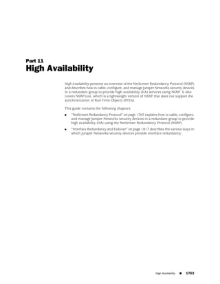 ScreenOS 6.1 Concepts & Examples