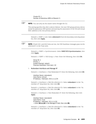 ScreenOS 6.1 Concepts & Examples