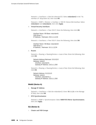 ScreenOS 6.1 Concepts & Examples