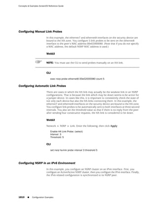 ScreenOS 6.1 Concepts & Examples