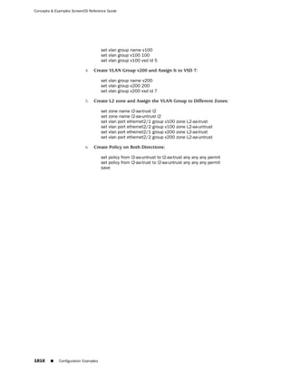 ScreenOS 6.1 Concepts & Examples