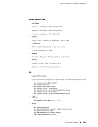 ScreenOS 6.1 Concepts & Examples