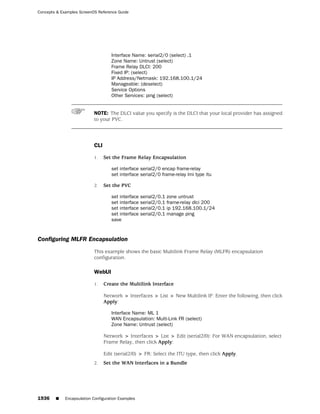 ScreenOS 6.1 Concepts & Examples