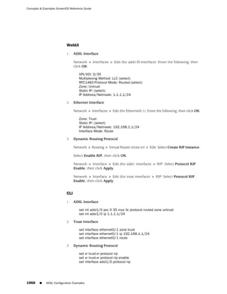 ScreenOS 6.1 Concepts & Examples