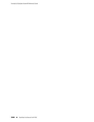 ScreenOS 6.1 Concepts & Examples