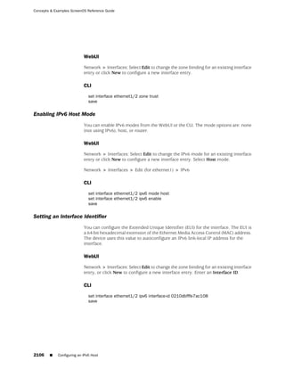 ScreenOS 6.1 Concepts & Examples