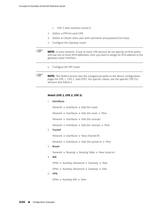 ScreenOS 6.1 Concepts & Examples