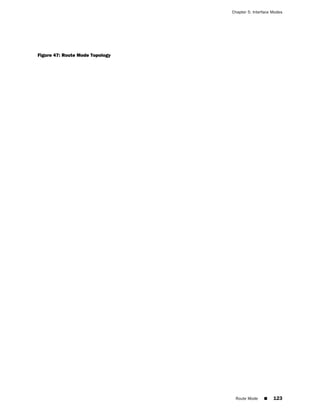 Chapter 5: Interface Modes




Figure 47: Route Mode Topology




                                  Route Mode     ■    123
 