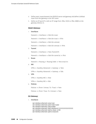 ScreenOS 6.1 Concepts & Examples