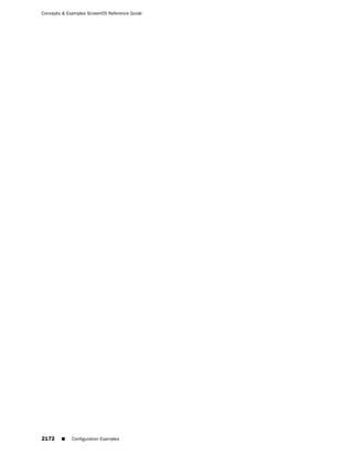 ScreenOS 6.1 Concepts & Examples