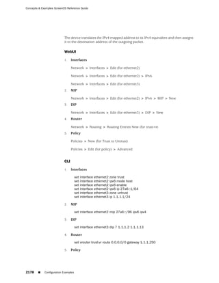ScreenOS 6.1 Concepts & Examples