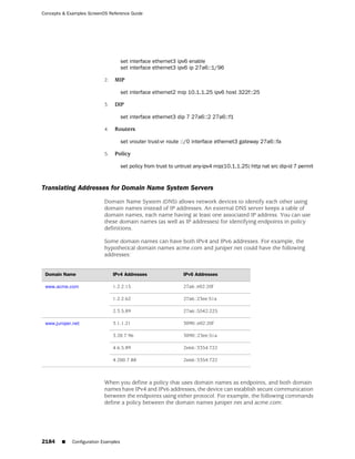 ScreenOS 6.1 Concepts & Examples