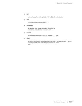 ScreenOS 6.1 Concepts & Examples