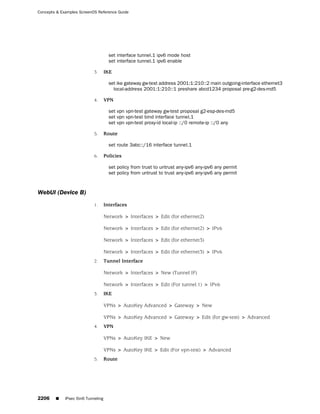 ScreenOS 6.1 Concepts & Examples