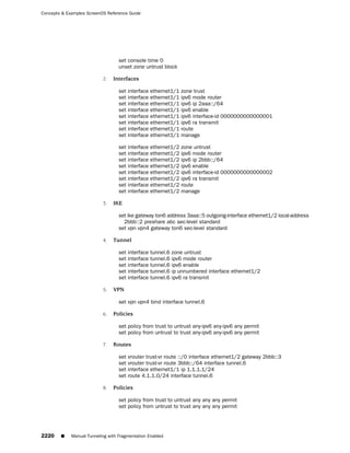 ScreenOS 6.1 Concepts & Examples