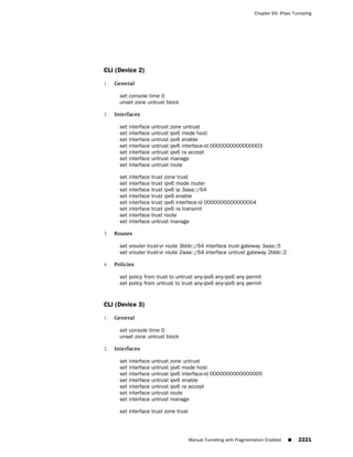 ScreenOS 6.1 Concepts & Examples
