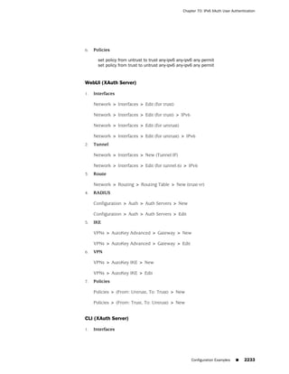 ScreenOS 6.1 Concepts & Examples