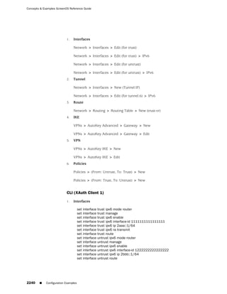 ScreenOS 6.1 Concepts & Examples